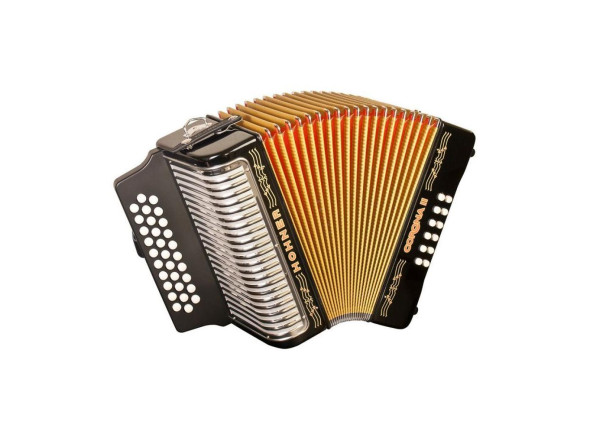 Hohner Concertina Corona II GCF Black (Sol Dó Fá) Hohner Concertina Corona II GCF Black (Sol Dó Fá)